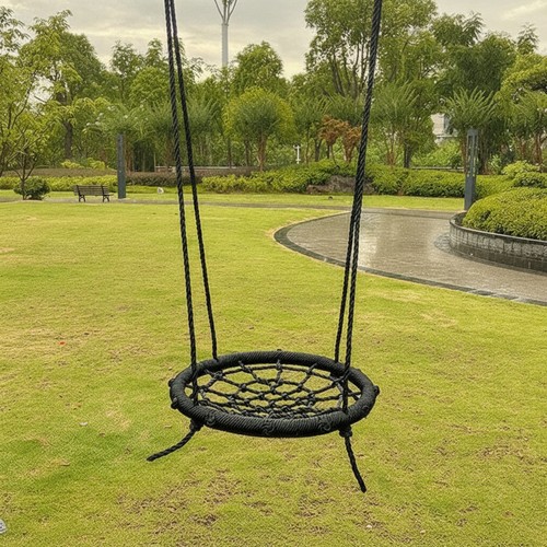 Bird nest swing woven - nest, rope
