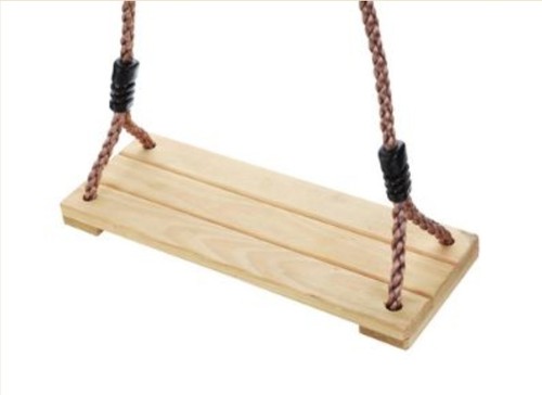 Wooden outdoor swing for kids - wooden,