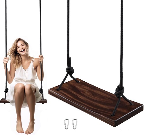 Wood tree swing seat - tree,