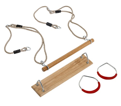 Gym swing set - wooden,