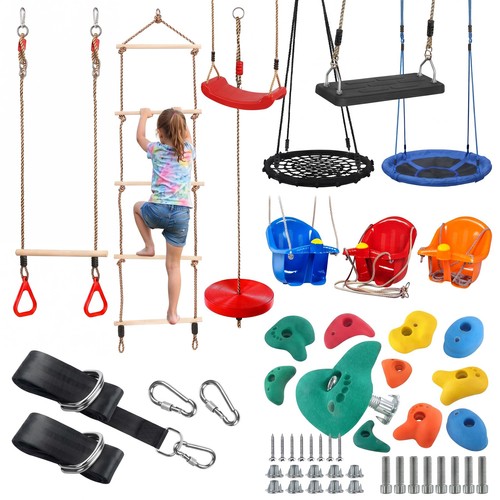 Garden swings and - and, climbing